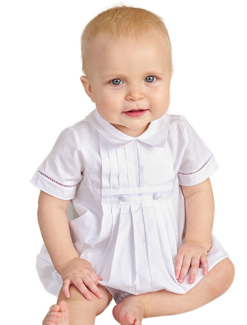 Perfect Baptism and Celebration for Boys White Christening Outfit 100