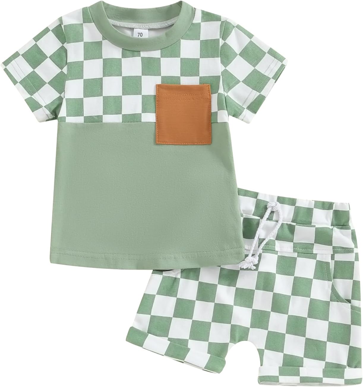 Adobabirl Boys Summer Shorts Set