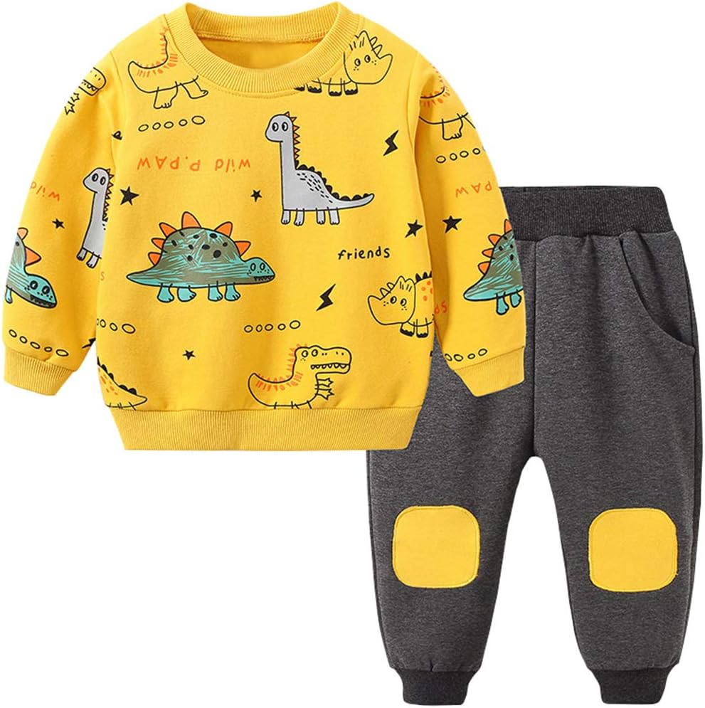 Avidqueen Little Dinosaur Toddler Boy Clothing Set