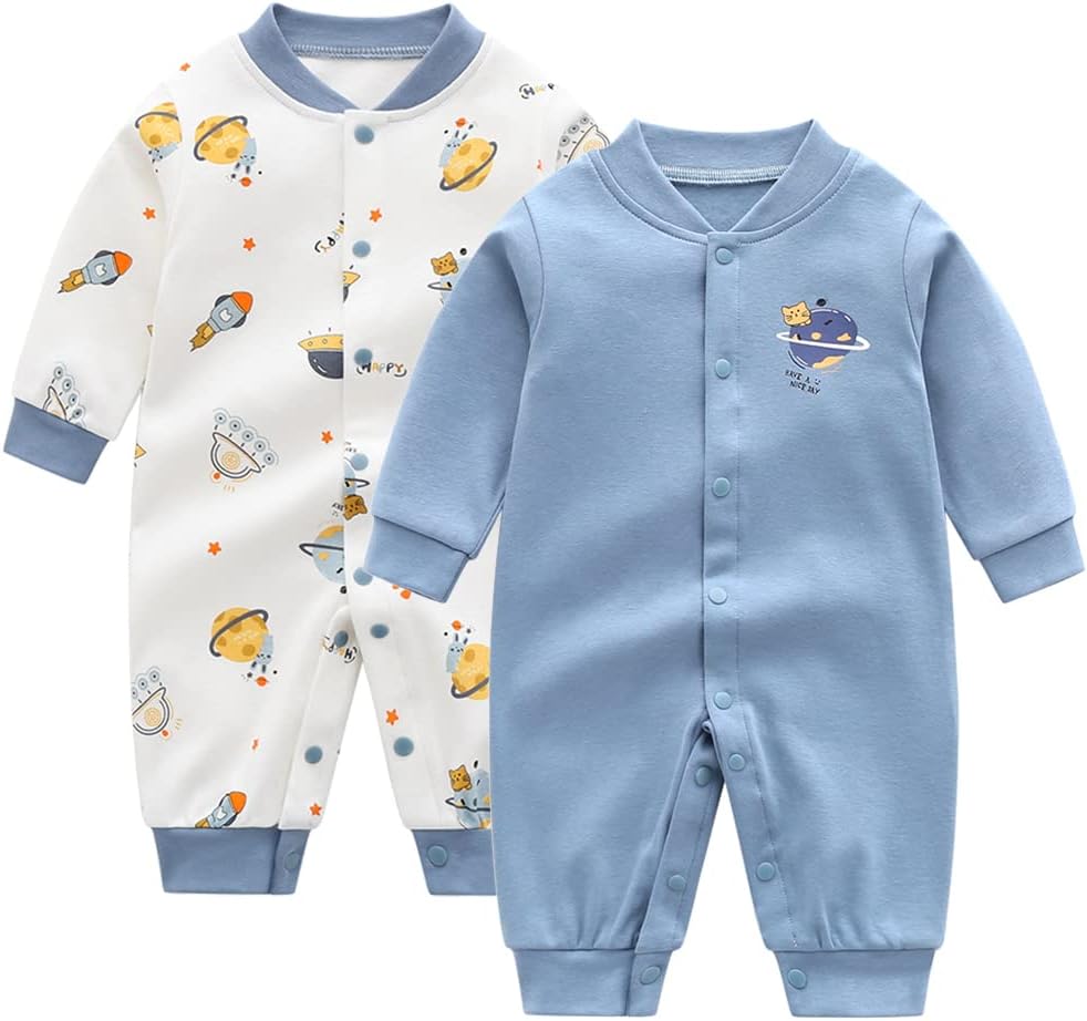Egaivtya Soft Cotton Romper for Newborn Boys