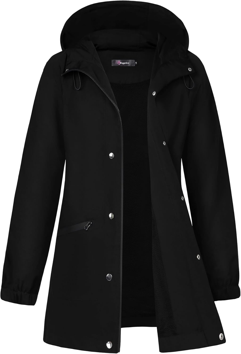 Bloggerlove Womens Waterproof Rain Jacket