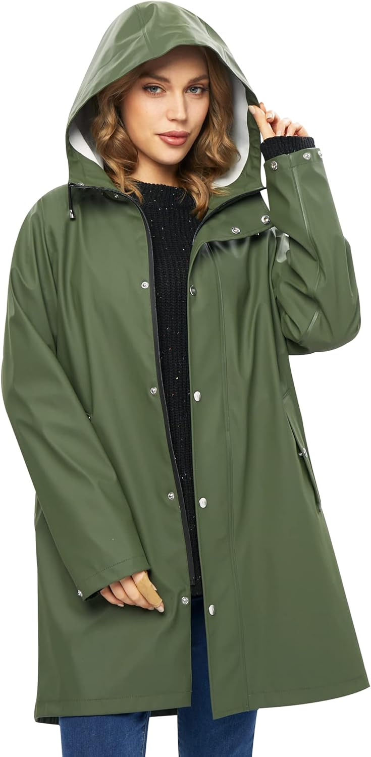 UNIQUE TRENCH WOMEENCASE RAINCOAT