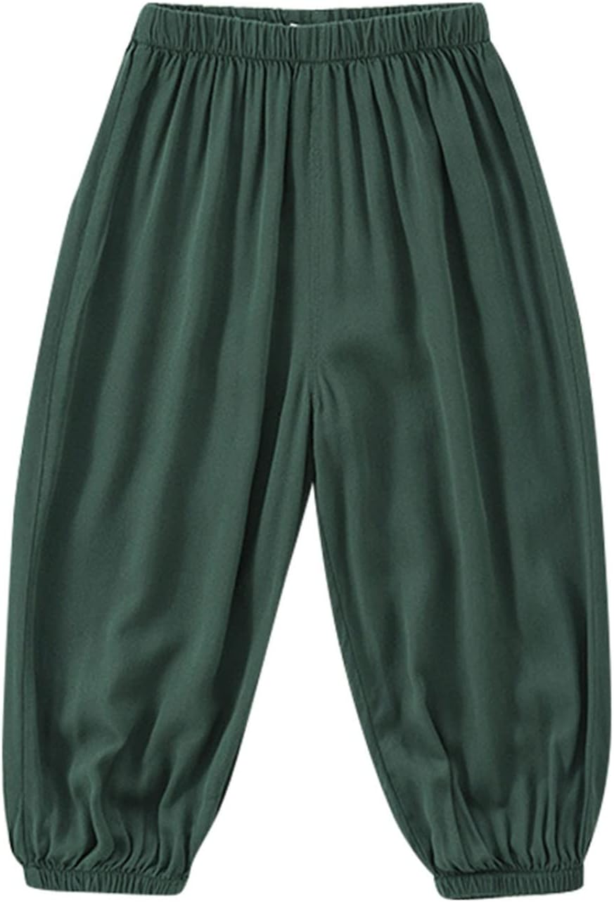 Snug Proceedable Harem Pants for Kids Soft Cotton Summer Comfort