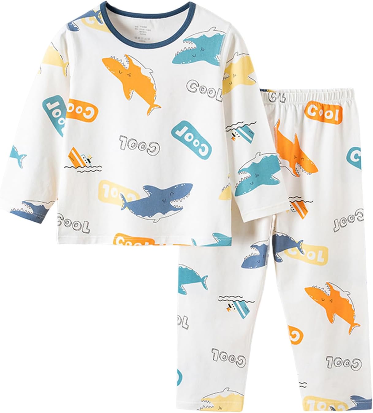 Toddlers Cartoon Pajama Set for Boys Girls