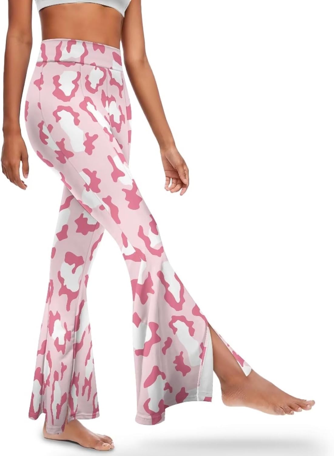 Jndtueit Plus Size Flared Yoga Pants