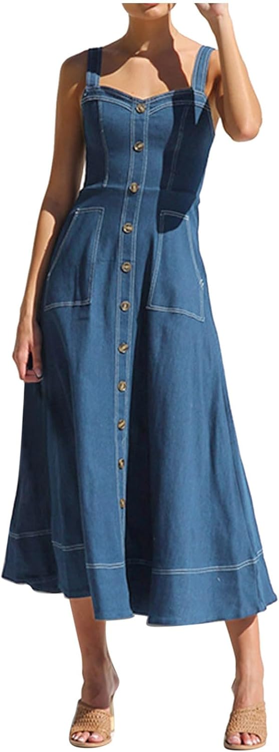 Chic DENIM MID DRESS