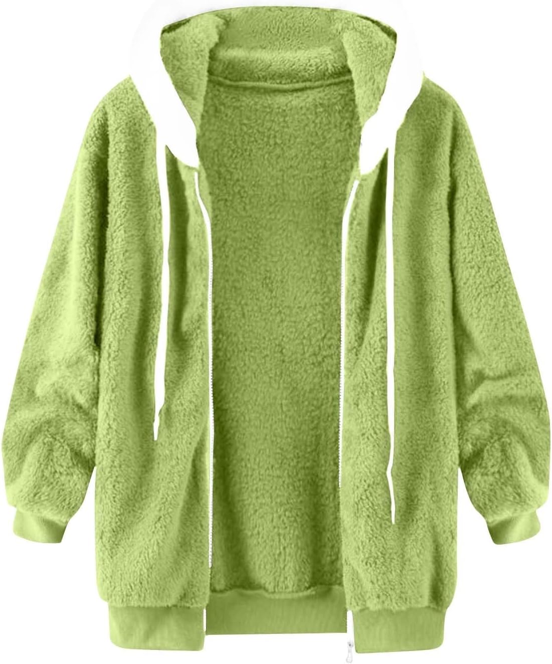 Oversized Soft Fleece Sherpa Hoodie for Women