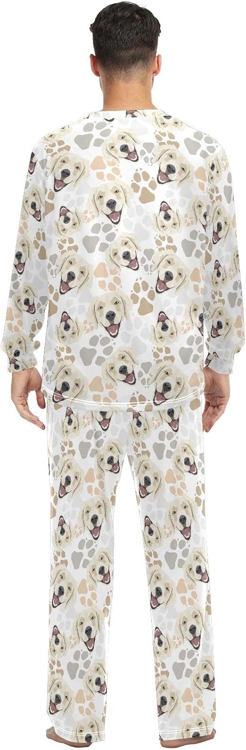 Laprad Mens Womens Pajama Set 2-Piece