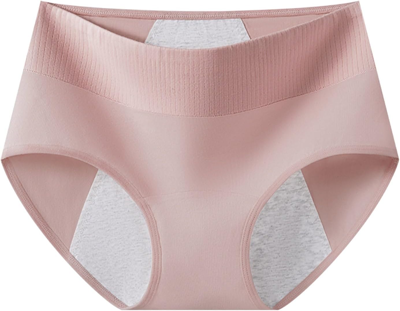 Women Lace Trim Underwear High Waisted Ladies Full Coverage Briefs