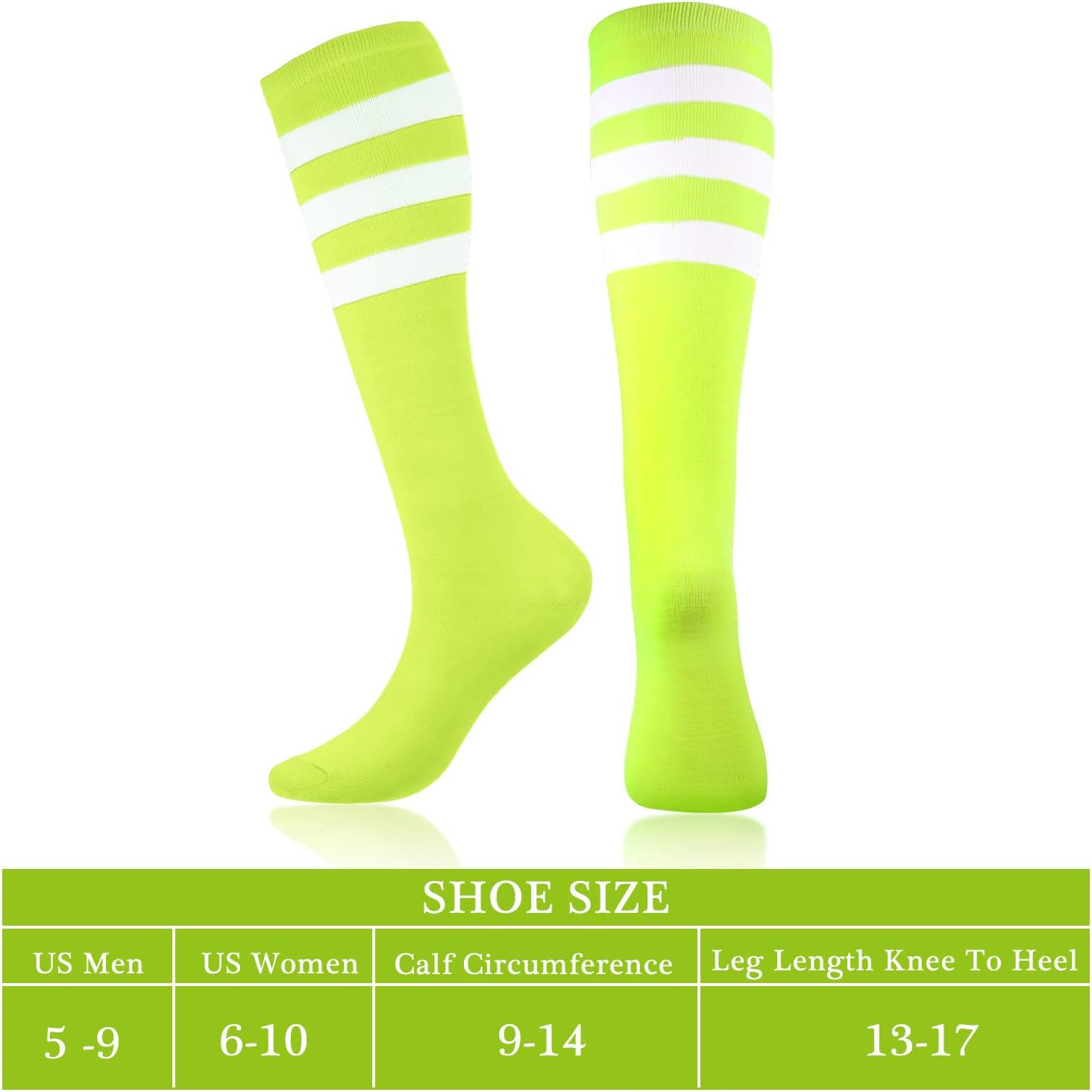 Confidence-Boosting Neon Knee High Socks for Sports More
