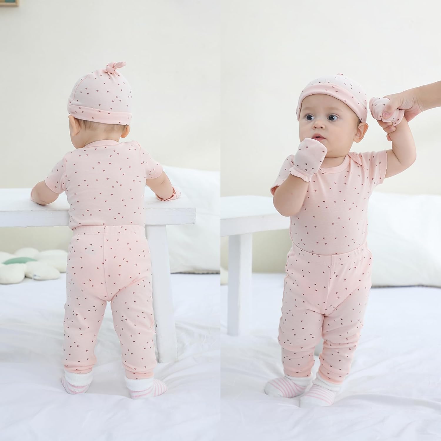 Newborn Baby bodysuit and Pants Set