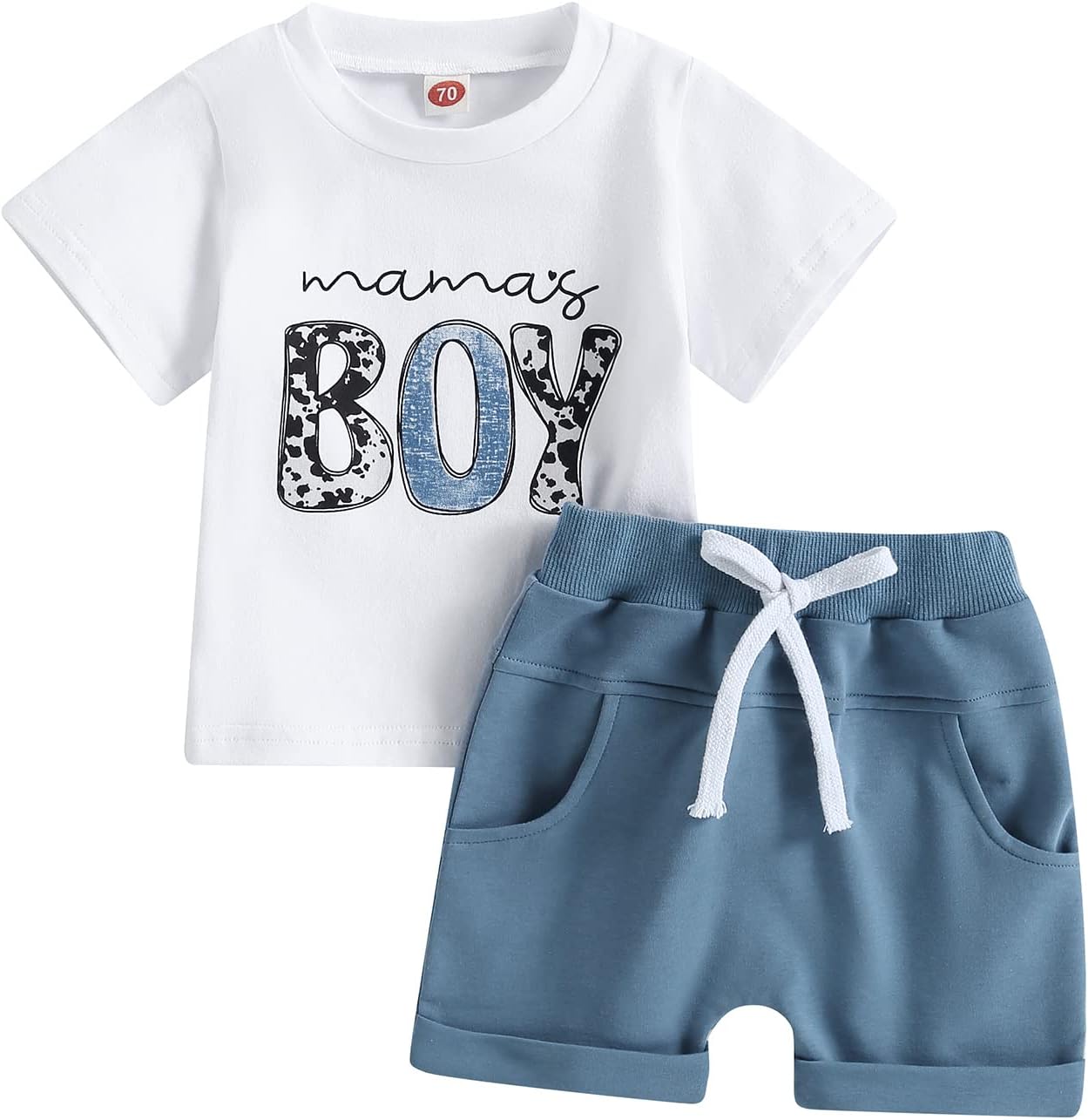 Sejardin Toddler Summer Set - Soft Stretchy T-Shirt Shorts for Boys