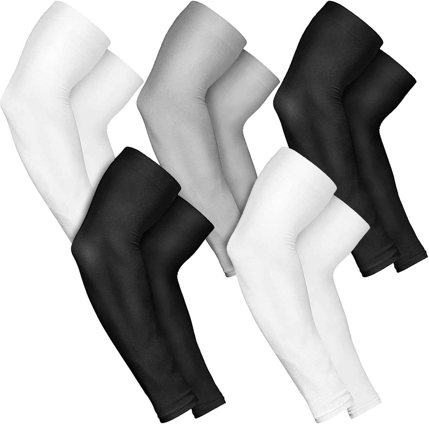 AURUZA 5 Pairs Arm Sleeves Protection Against the Sun
