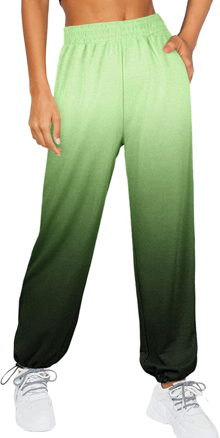 High-Waisted Aesthetic Petite Womens Sweatpants with Pockets