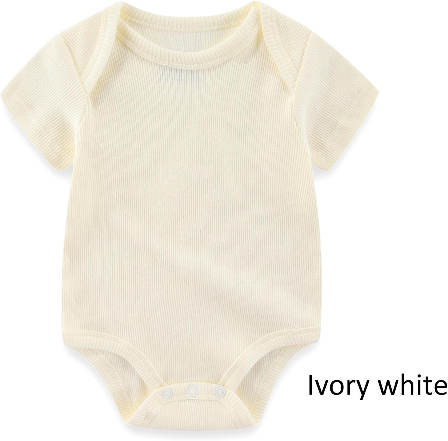 Ruliby Ribbed Romper Set 5-Piece 0-12 Months