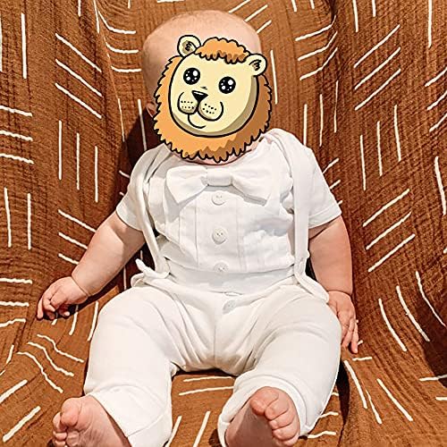 IBTOM CASTLE Baby Boys Baptism Bow Tie Tuxedo Suit