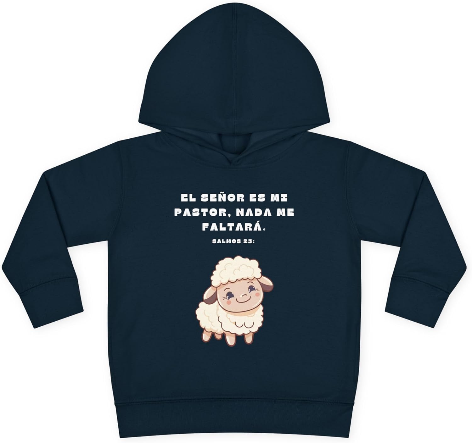 Cute Toddler Fleece Hoodie with Sheep Design 1