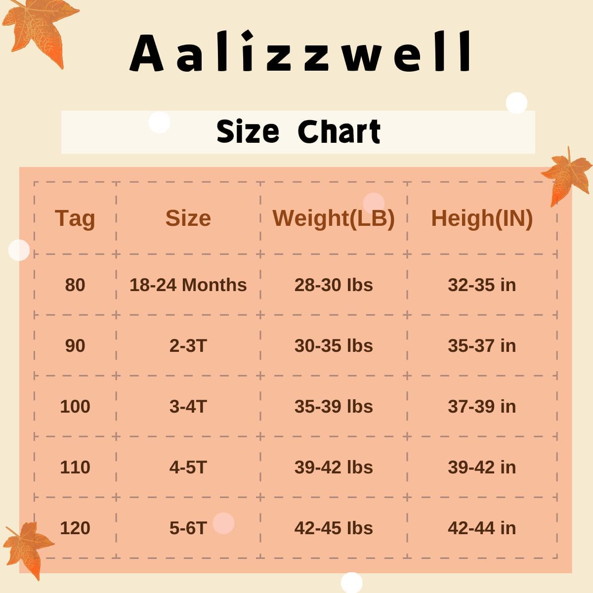 Aalizzwell Toddler Boys Fall Winter