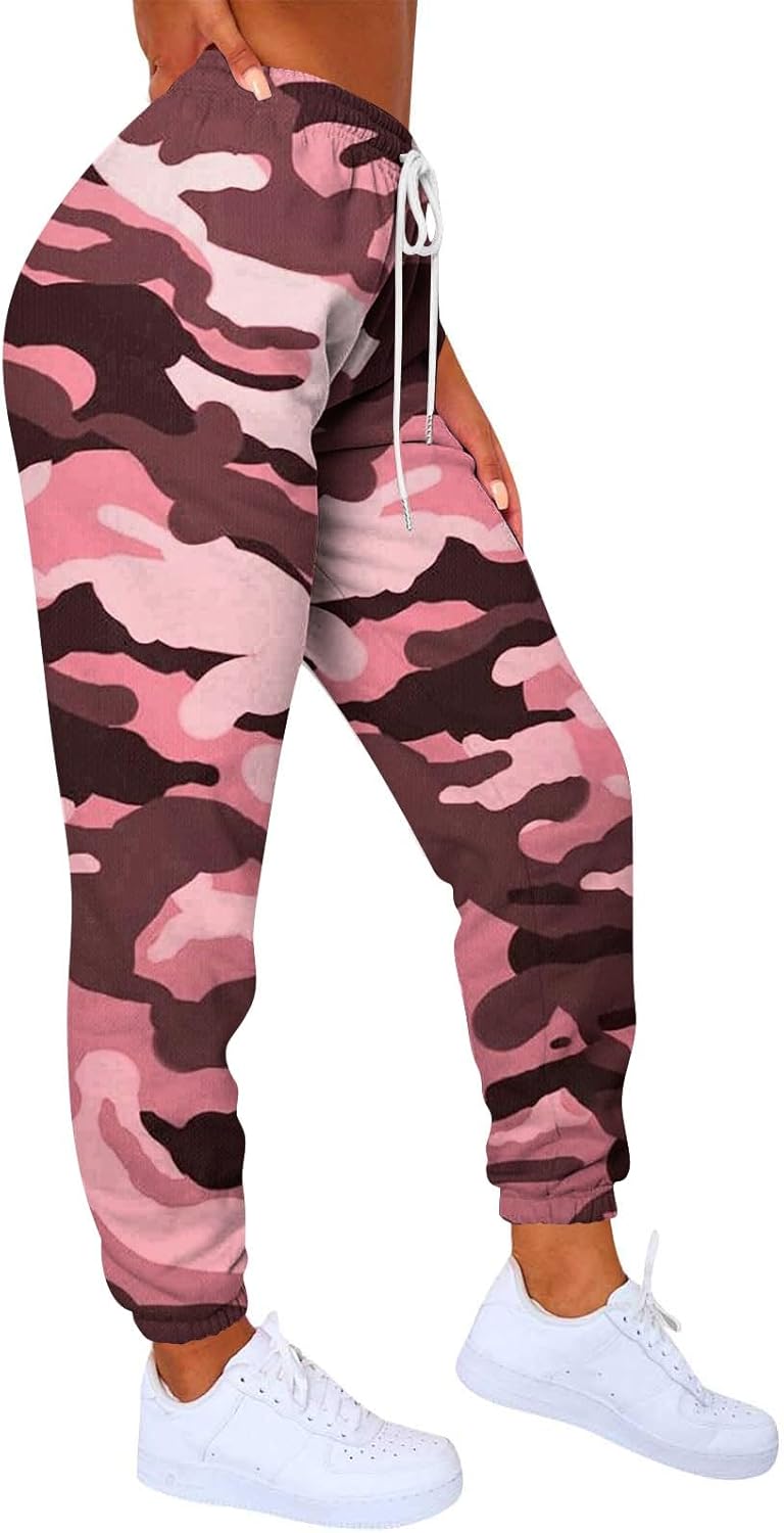 Womens Lightweight Y2K Cargo Sweatpants High Waisted Lounge Pants