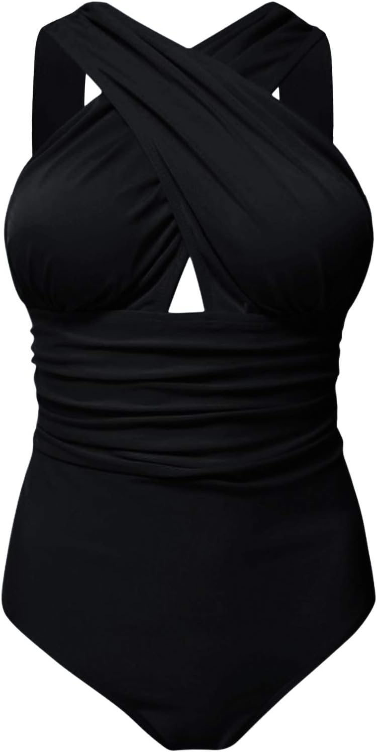 Sfascumop - Criss-Cross One-Piece Rave Outfits for Women
