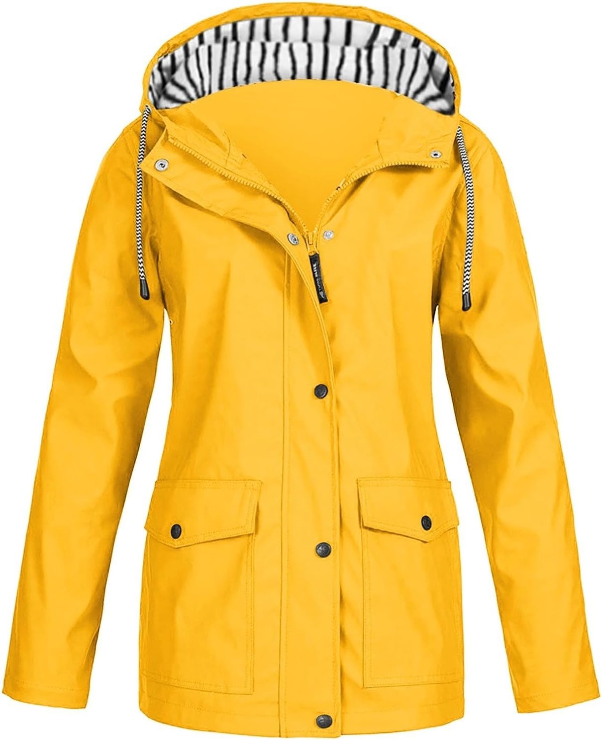FASHIONABLE DRESSY WOMAN RAINCOATIP Citizens Fit WaterPROOF WINTER JACKET WINDPROOF with style