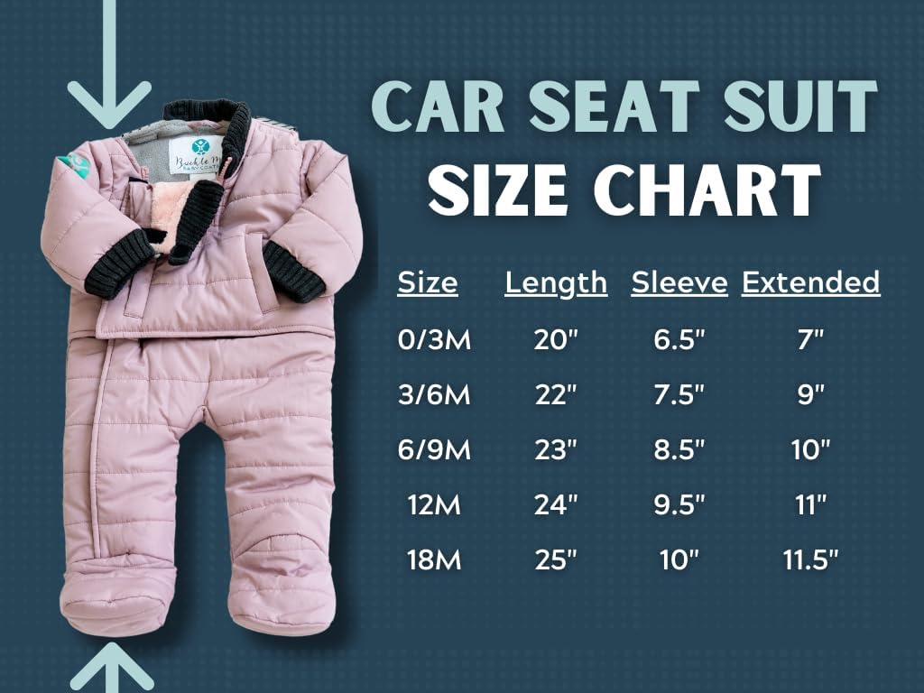 Quick Close Safer Car Seat Winter Jacket for Kids