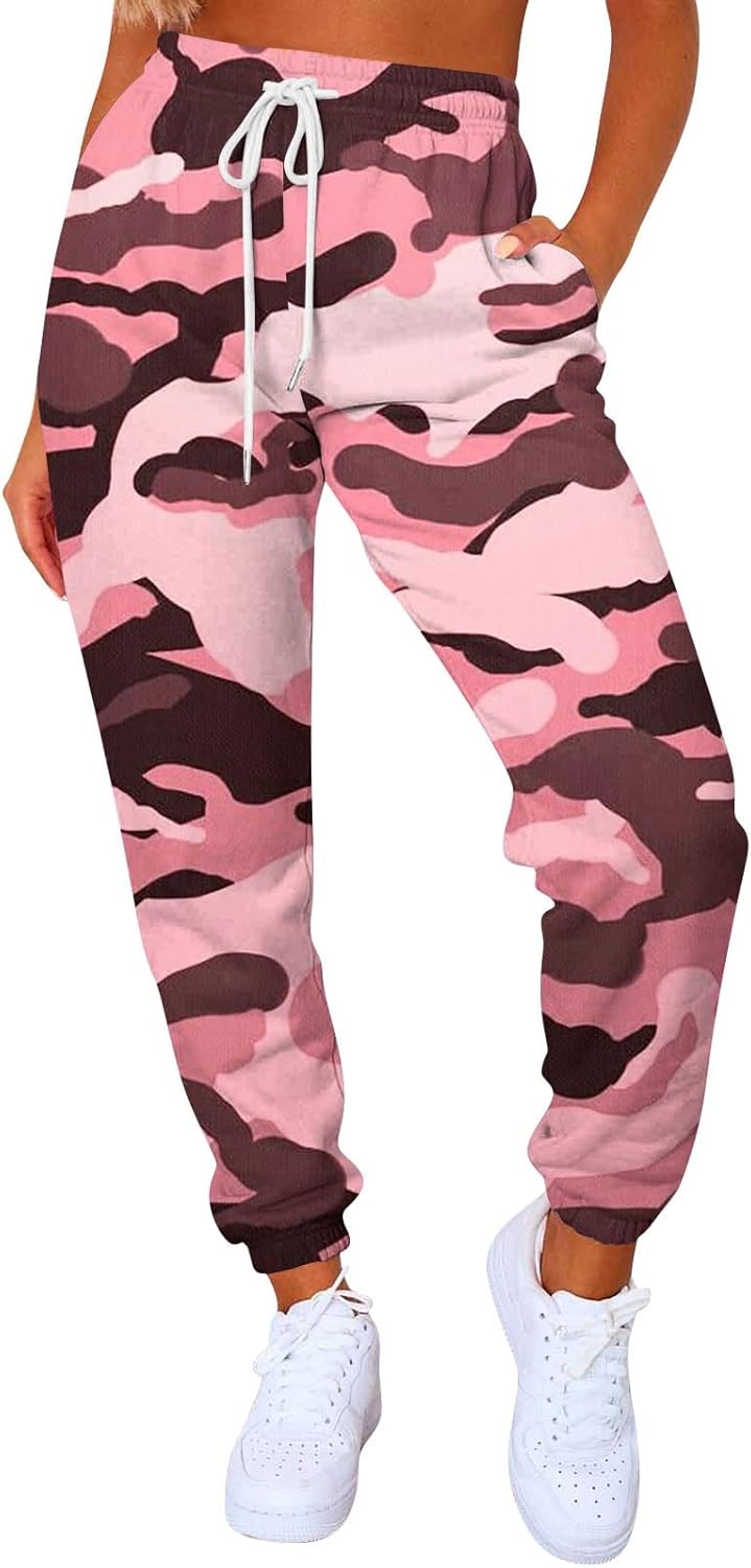 Womens Lightweight Y2K Cargo Sweatpants High Waisted Lounge Pants