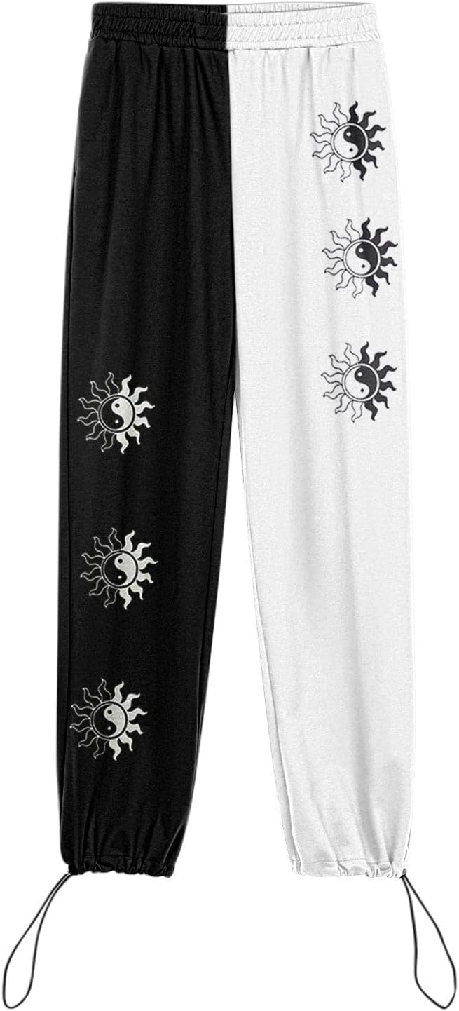 Slighty Wide Leg High-Cinched Linen Sweatpants For Teen Girls