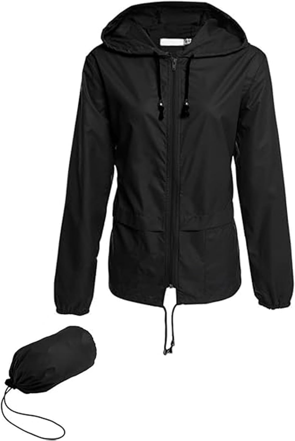 Hount Womens Lightweight Hooded Raincoat