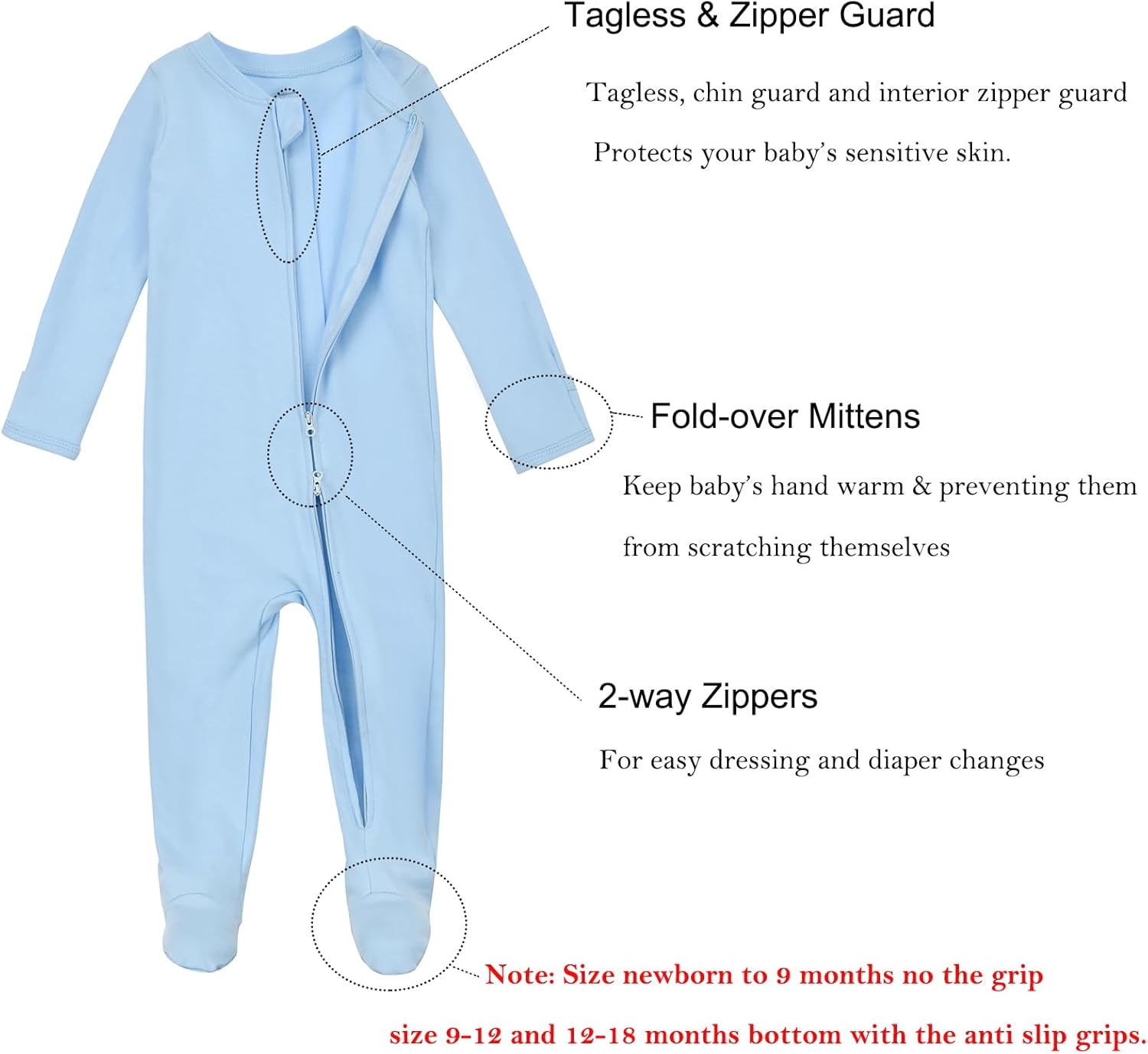 Aablexema Baby Pajama Set Cozy and Warm for 3-PieceMultipack