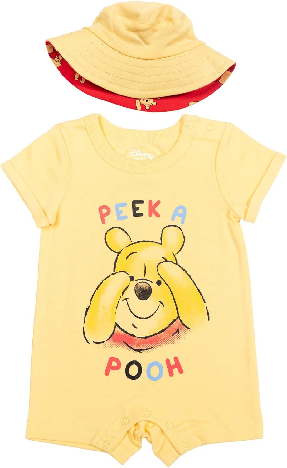 Disney punched through mickey lilo stitch lion king and pooh romper set