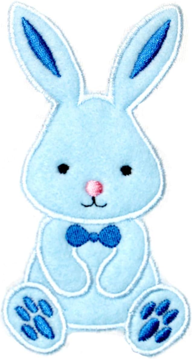 First Easter Bunny Bib for Baby BOYS - Personalized with Baby Name