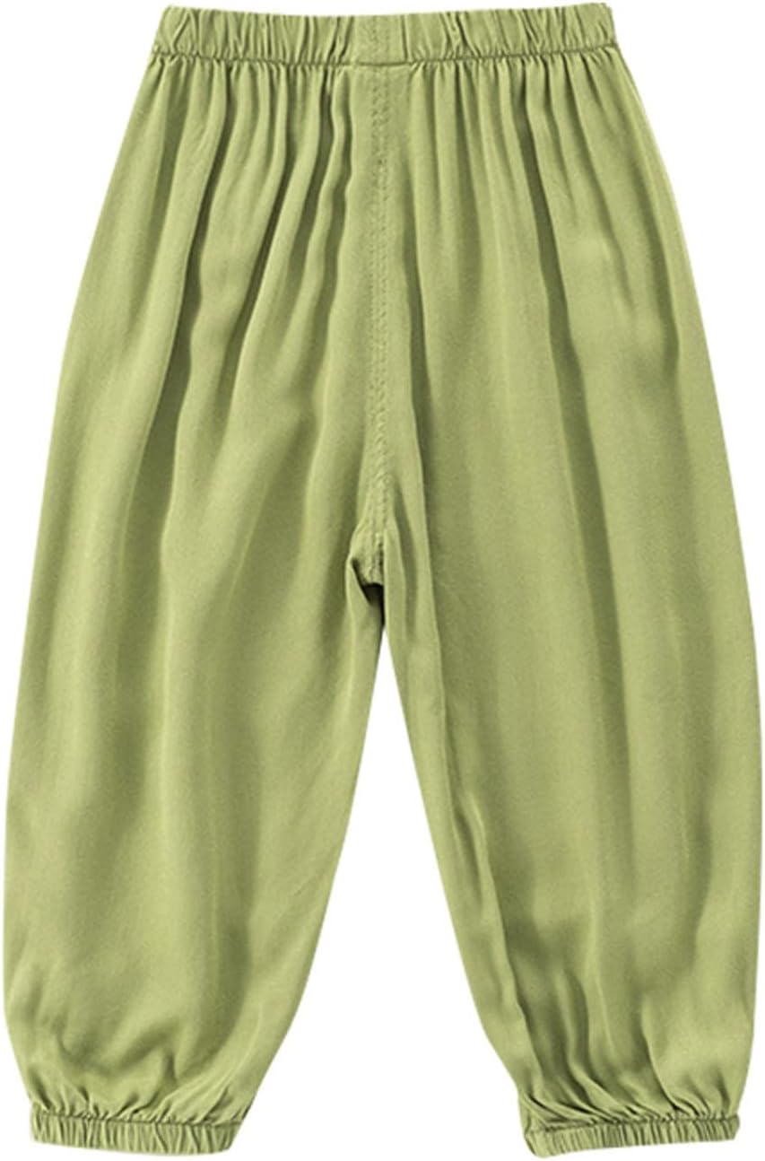 Snug Proceedable Harem Pants for Kids Soft Cotton Summer Comfort