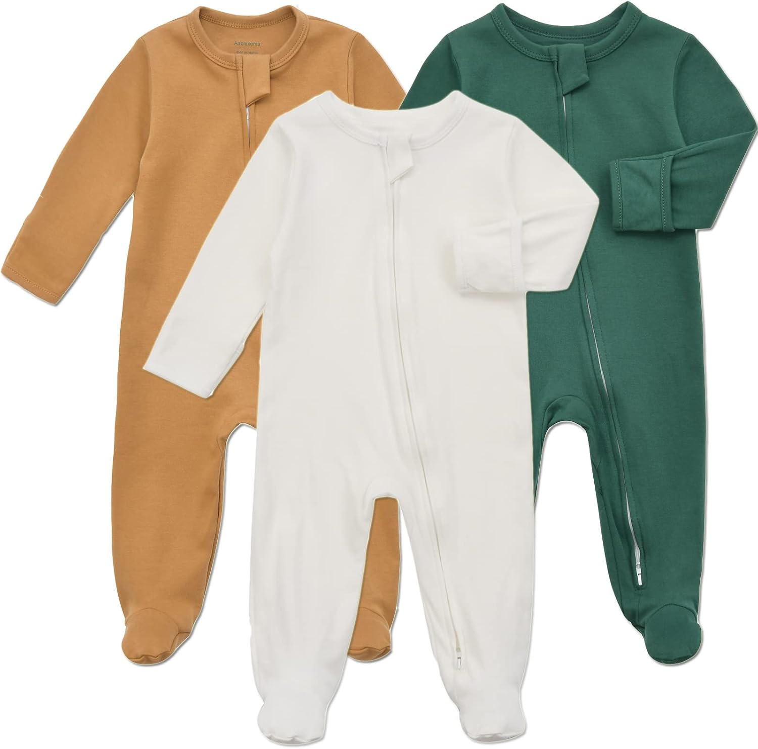 Aablexema Baby Pajama Footie cotton pjs for baby