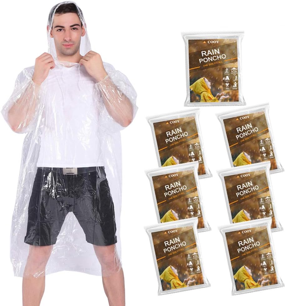 10-Piece Waterproof Rain Ponchodonn Set