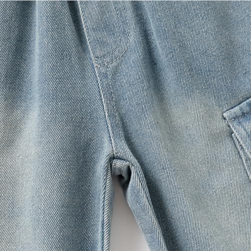 Baggy Distressed Denim Joggers for Boys