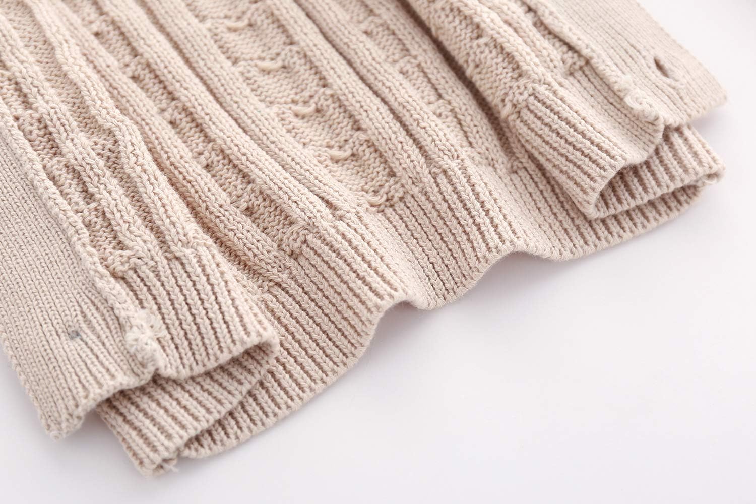 Feidoog Infant Boys Cardigan Crochet Sweater V-Neck