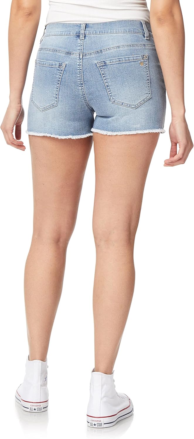 WallFlower Womens Trendy Junior Stretch Shorts