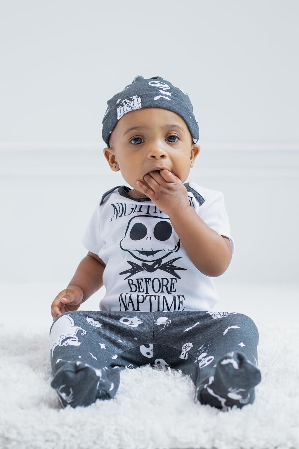 Disney Whimsical Newborn to 24-Month Body Suit Pants Hat Set