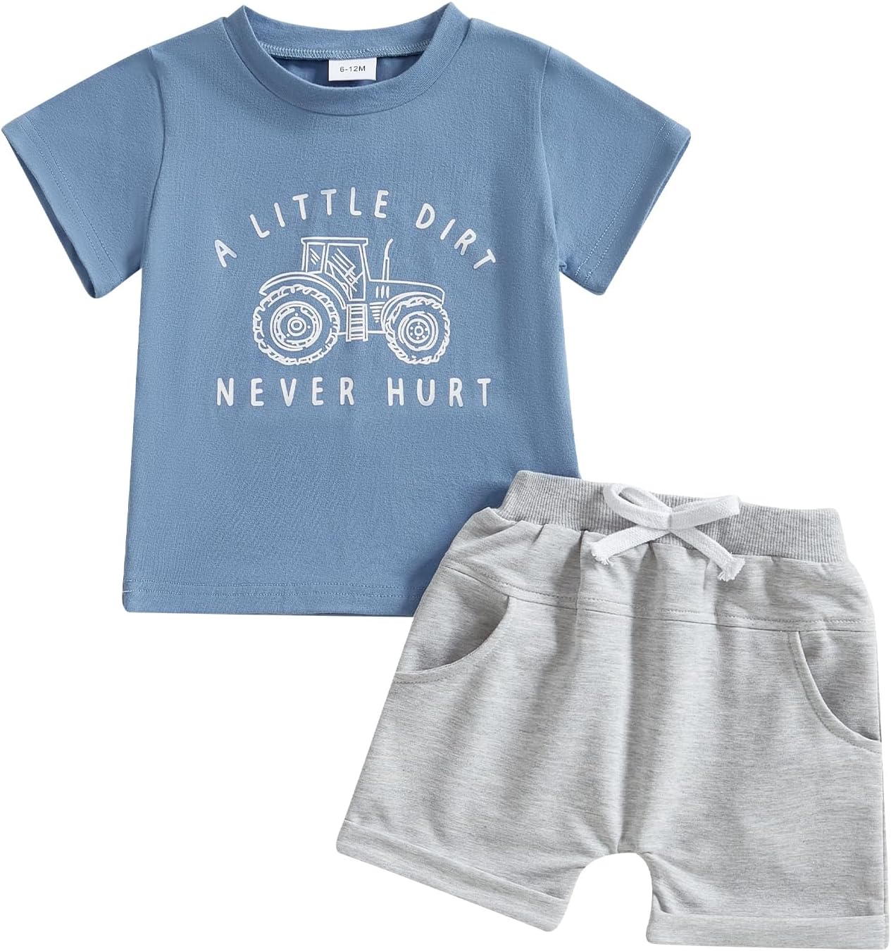 Cute 2-in-1 Toddler Shirts Shorts for Summer Fun