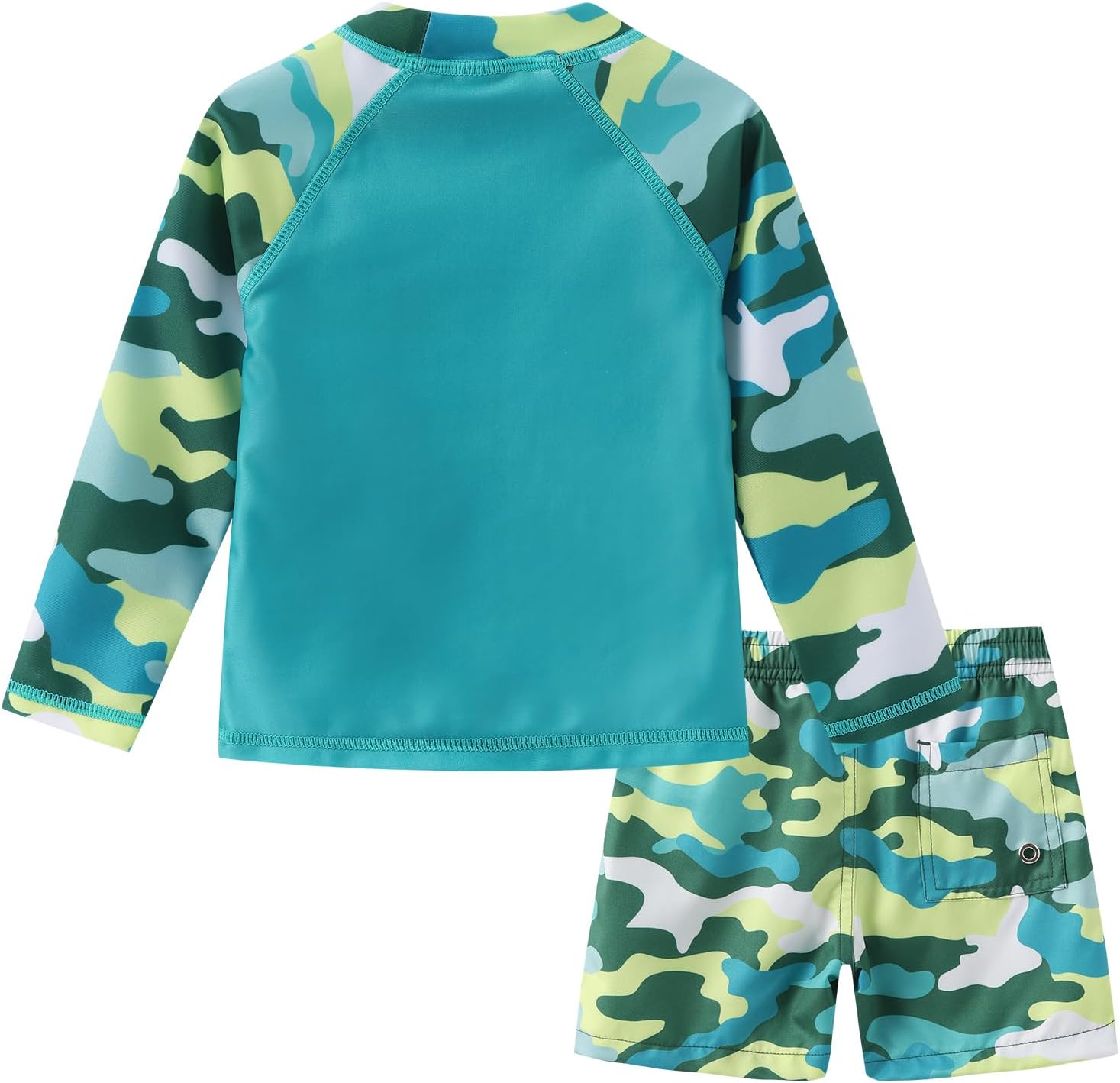 Toddlers Boys Rash Guard Swim Set