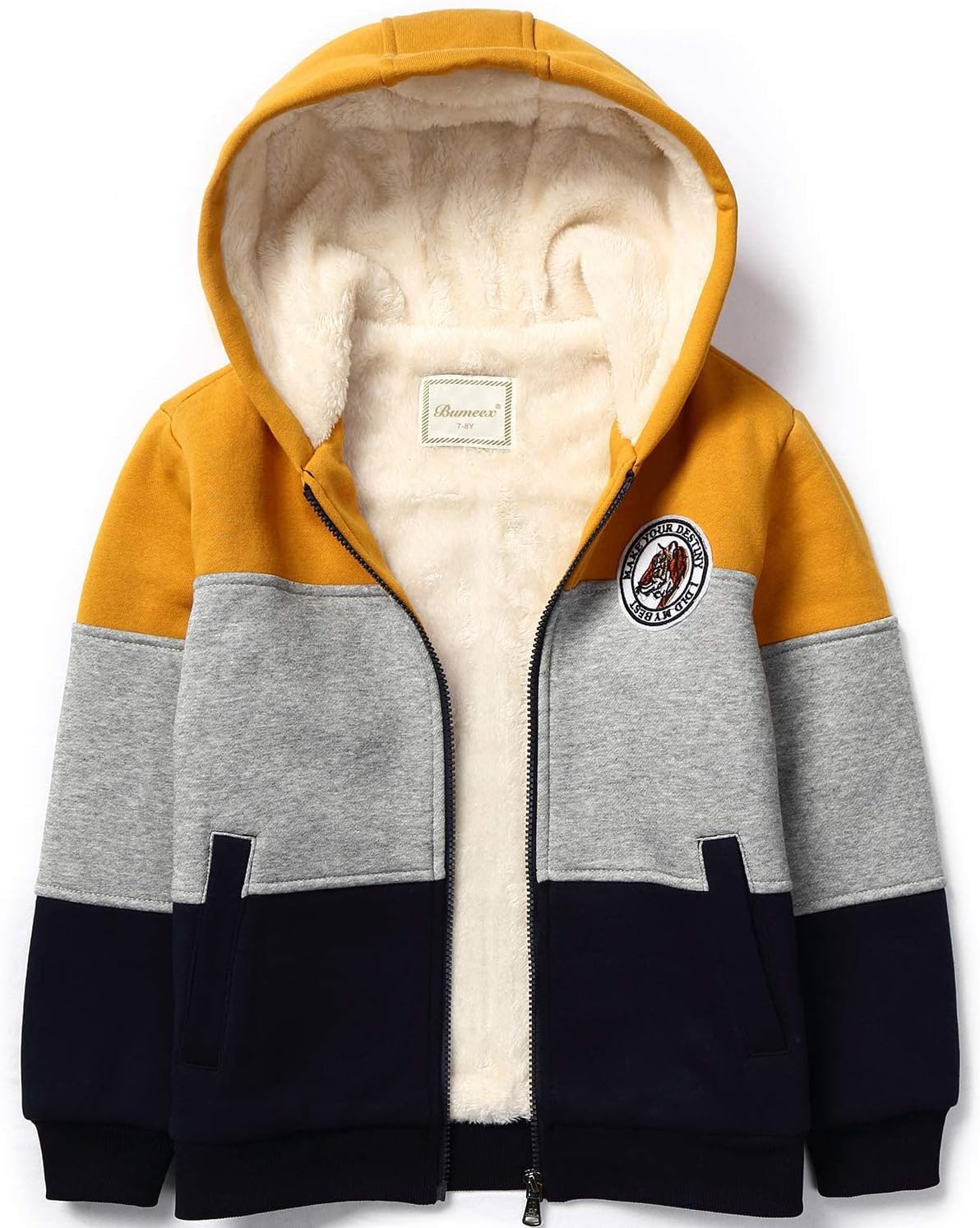 Bumeex Kids Sherpa Fleece Hoodie