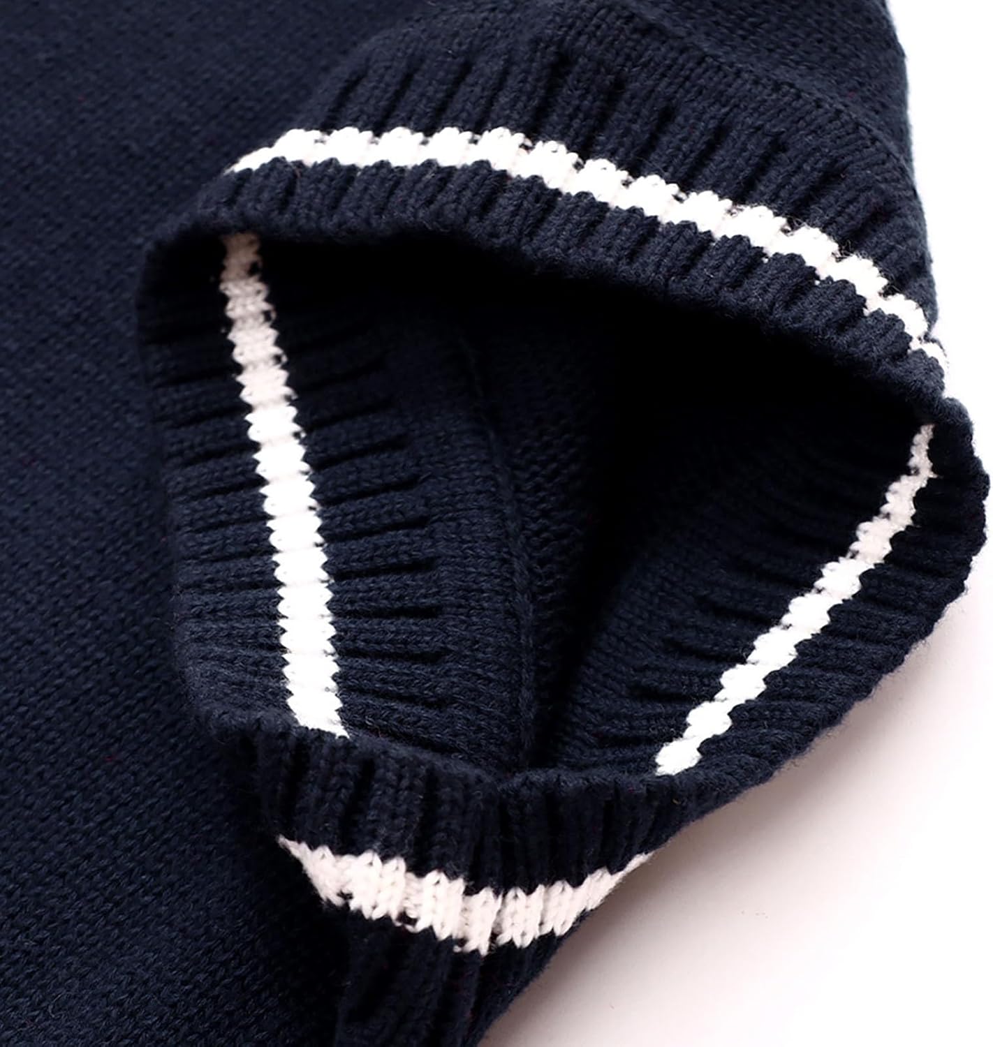 Kids V-Neck Sweater Autumn Winter Knitwear for Boys Girls