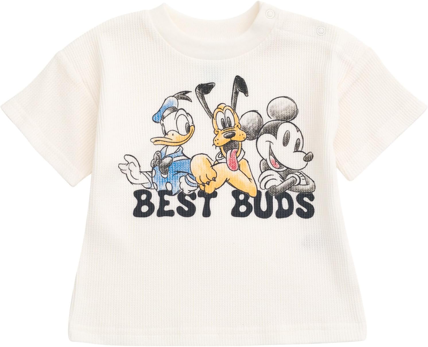 Disney Waffle Knit T-Shirt and Shorts Outfit Set for Infants