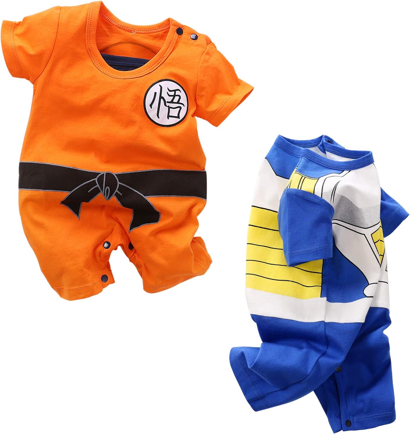 Adorable 2-Pack Toddler Romper Set for Boys
