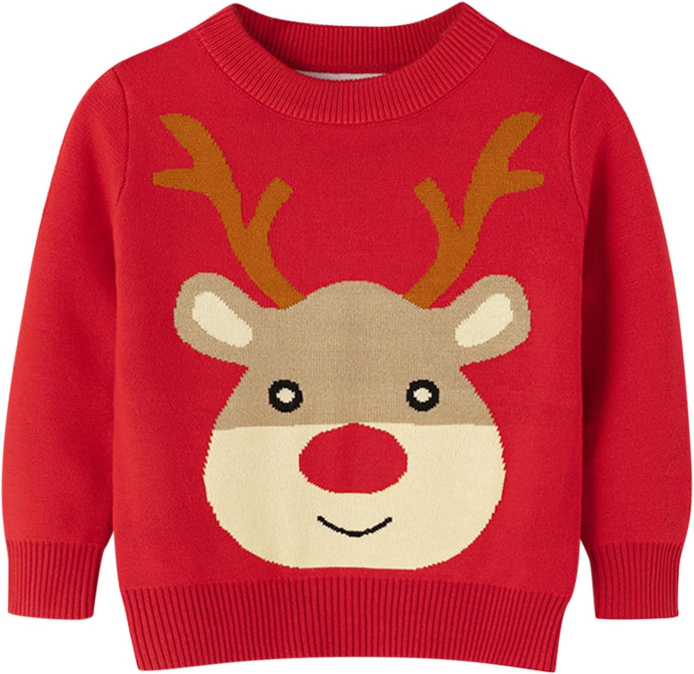 Festive Deersucker Sweater for Boys