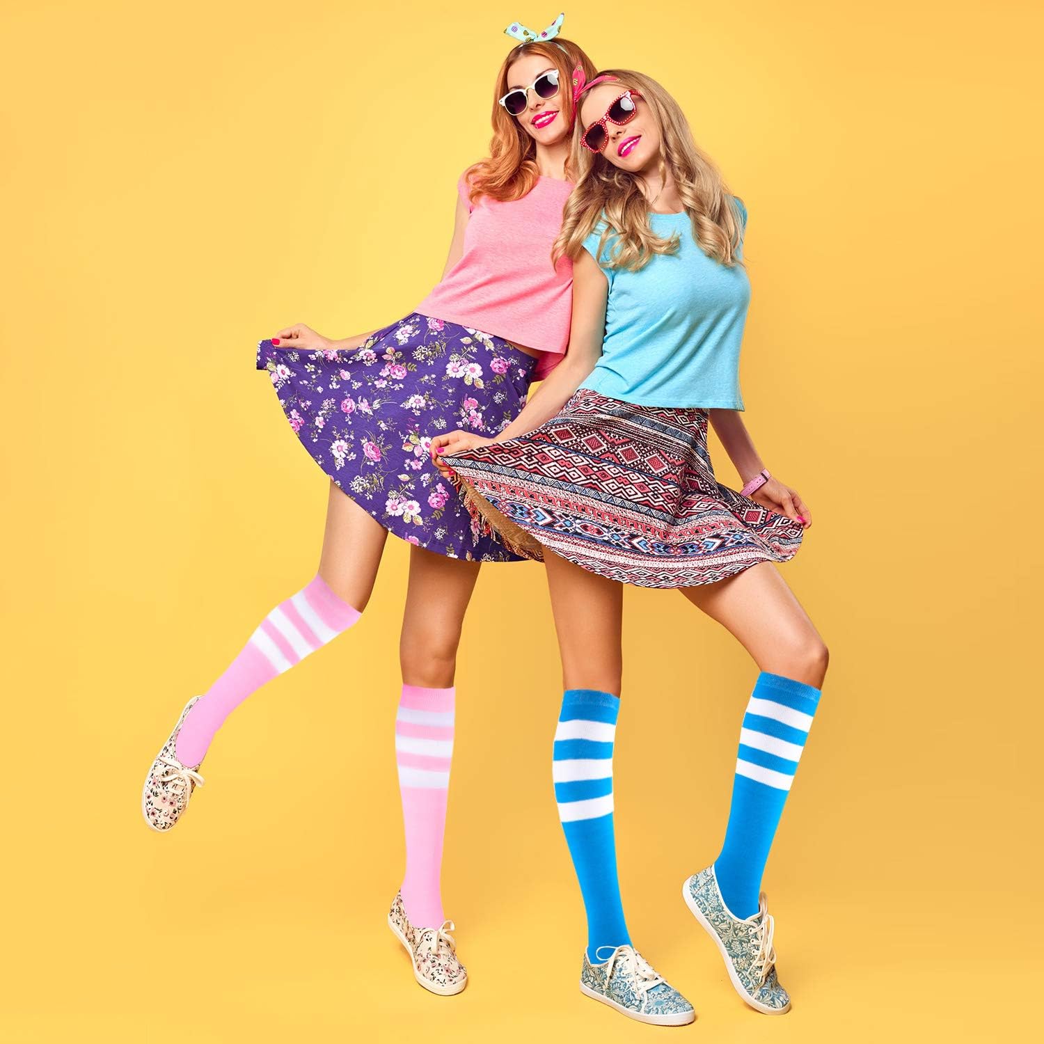 Confidence-Boosting Neon Knee High Socks for Sports More