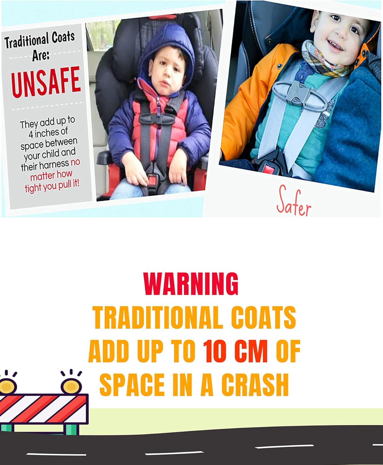 Buckle Me Baby Coats Quick Close Winter Jacket for Kids