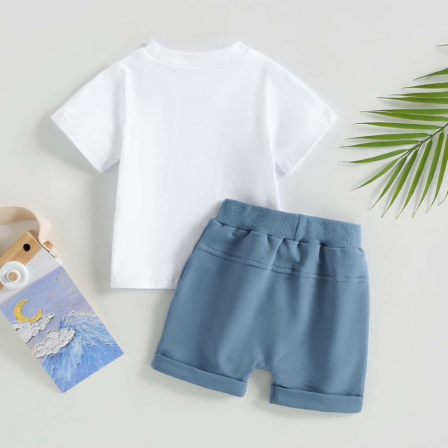 Sejardin Toddler Summer Set - Soft Stretchy T-Shirt Shorts for Boys
