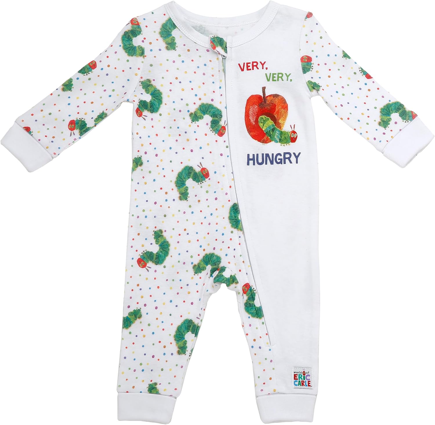 Blinking with Style The Very Hungry Caterpillar Cotton White and Red 12M